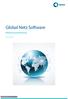 Global Netz Software. Bedienungsanleitung. Ref No. 450 853 (D) Document No.: 450 853 V01