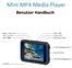 Mini MP4 Media Player. Benutzer Handbuch