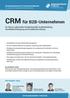 CRM für B2B-Unternehmen