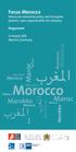 Morocco. Maroc. Maroc. Marokko. Morocco Marruecos. Focus Morocco Moroccan industrial policy and European patents: new opportunities for industry