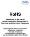 RoHS. Restriction of the use of certain Hazardous Substances in Electrical and Electronic Equipment
