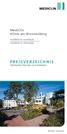 MediClin Klinik am Brunnenberg. Fachklinik für Kardiologie Fachklinik für Orthopädie PREISVERZEICHNIS THERAPEUTISCHE LEISTUNGEN. MediClin integriert.