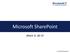 Microsoft SharePoint. share it, do it! www.klockwork.at
