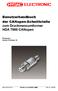 Benutzerhandbuch der CANopen-Schnittstelle zum Druckmessumformer HDA 7000 CANopen
