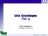 Unix Grundlagen (Teil 1)