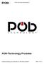 POB-Technology Dokumentation. POB-Technology Produkte. Deutsche Übersetzung von roboter-teile.de Alle Rechte vorbehalten Seite 1 von 13
