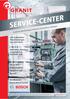SERVICE-CENTER. Technische Dienstleistungen, Technische Informationen, Schulungen