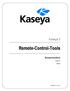 Kaseya 2. Benutzerhandbuch. Versión 7.0. Deutsch