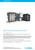 SERIE UF: ULTRAFILTRATIONS-ANLAGEN UF 1D6 UF 8D6