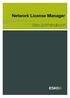 Network License Manager. Benutzerhandbuch