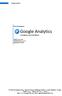Google Analytics. Installation und Schnellstart