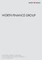 WÜRTH FINANCE GROUP UNAUDITED INTERIM CONDENSED CONSOLIDATED FINANCIAL STATEMENTS AS AT 30 JUNE 2015