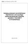 Katalog ambulant durchführbarer Operationen und sonstiger stationsersetzender Eingriffe gemäß 115b SGB V im Krankenhaus