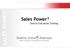 SALES POWER 3. Sales Power 3. Search.Evaluation.Training