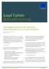 Legal Update Restrukturierung