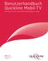 Benutzerhandbuch Quickline Mobil-TV. für Internet Client, Android, ios und Windows 8.1 Apps