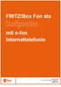 FRITZ!Box Fon ata. mit e-fon Internettelefonie