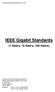 IEEE Gigabit Standards