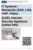 IT Systeme / Netzwerke (SAN, LAN, VoIP, Video) ZyXEL Internet Security Appliance ZyWall 2WG