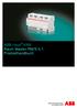 ABB i-bus KNX Raum Master RM/S 4.1 Produkthandbuch