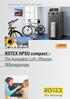 ROTEX HPSU compact Heizen mit Luft, Sonne und ROTEX. ROTEX HPSU compact Die kompakte Luft-/Wasser- Wärmepumpe. Die Heizung!