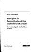 Korruption in Deutschland und ihre strafrechtliche Kontrolle