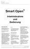 Smart Open. Inbetriebnahme und Bedienung