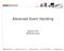 Advanced Event Handling