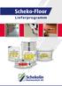 Scheko-Floor. Scheko-Floor. Lieferprogramm