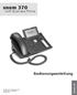 snom 370 Bedienungsanleitung VoIP Business Phone Deutsch 2007 snom technology AG Alle Rechte vorbehalten. Version 1.0