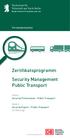 Zertifikatsprogramm Security Management Public Transport