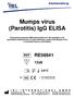 Mumps virus (Parotitis) IgG ELISA