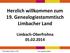 Herzlich willkommen zum 19. Genealogiestammtisch Limbacher Land Limbach-Oberfrohna 05.02.2014