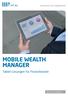 mobile Wealth manager Tablet-Lösungen für Finanzberater Business Intelligence