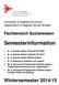 University of Applied Sciences Department of Applied Social Studies. Fachbereich Sozialwesen. Semesterinformation