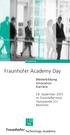 Fraunhofer Academy Day