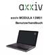 axxiv MODULA 13M01 Benutzerhandbuch