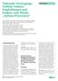 Nationale Versorgungs- Leitlinie Asthma: Empfehlungen und Evidenz zum Thema Asthma-Prävention