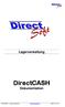 Lagerverwaltung. DirectCASH. Dokumentation. DirectCASH Lagerverwaltung www.directsoft.at Seite 1 von 13