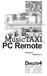 PC Remote. MusicTAXI. Handbuch V2000/V4.14