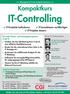 +++ Management Circle Kompakt-Seminar +++ Kompaktkurs. IT-Controlling. In Kooperation mit: