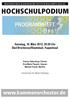 PROGRAMMHEFT. Samstag, 16. März 2013, 20:00 Uhr Bad Brückenau/Staatsbad, Kuppelsaal
