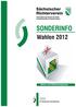 SONDERINFO. Wahlen 2012. Wahlen zu den Mitbestimmungsgremien