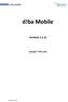 d!ba Mobile Version 1.1.6 copyright d!ba 2012