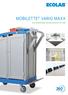 MOBILETTE VARIO MAXX DIE MODERNE REINIGUNGSSTATION