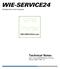 WIE-SERVICE24. Konfiguration Ihres Zugangs. VPN Portal. WIE-SERVICE24.com. Technical Notes. 2011-12-03_WIESERVICE24_TN1.doc Stand: 12/2011 (Rev.