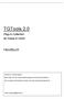 TGTools 2.0. Handbuch. Plug-In Collection für Finale 97-2003