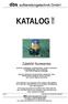 KATALOG. Seite Z 1 (Änderungen und Zwischenverkauf vorbehalten)