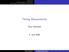 Gliederung Hardware fuer die Zeitmessung Zeitmanagement auf Uniprozessorsystemen. Timing Measurements. Timo Schneider. 4.
