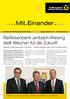 Raiffeisenbank Jenbach-Wiesing stellt Weichen für die Zukunft